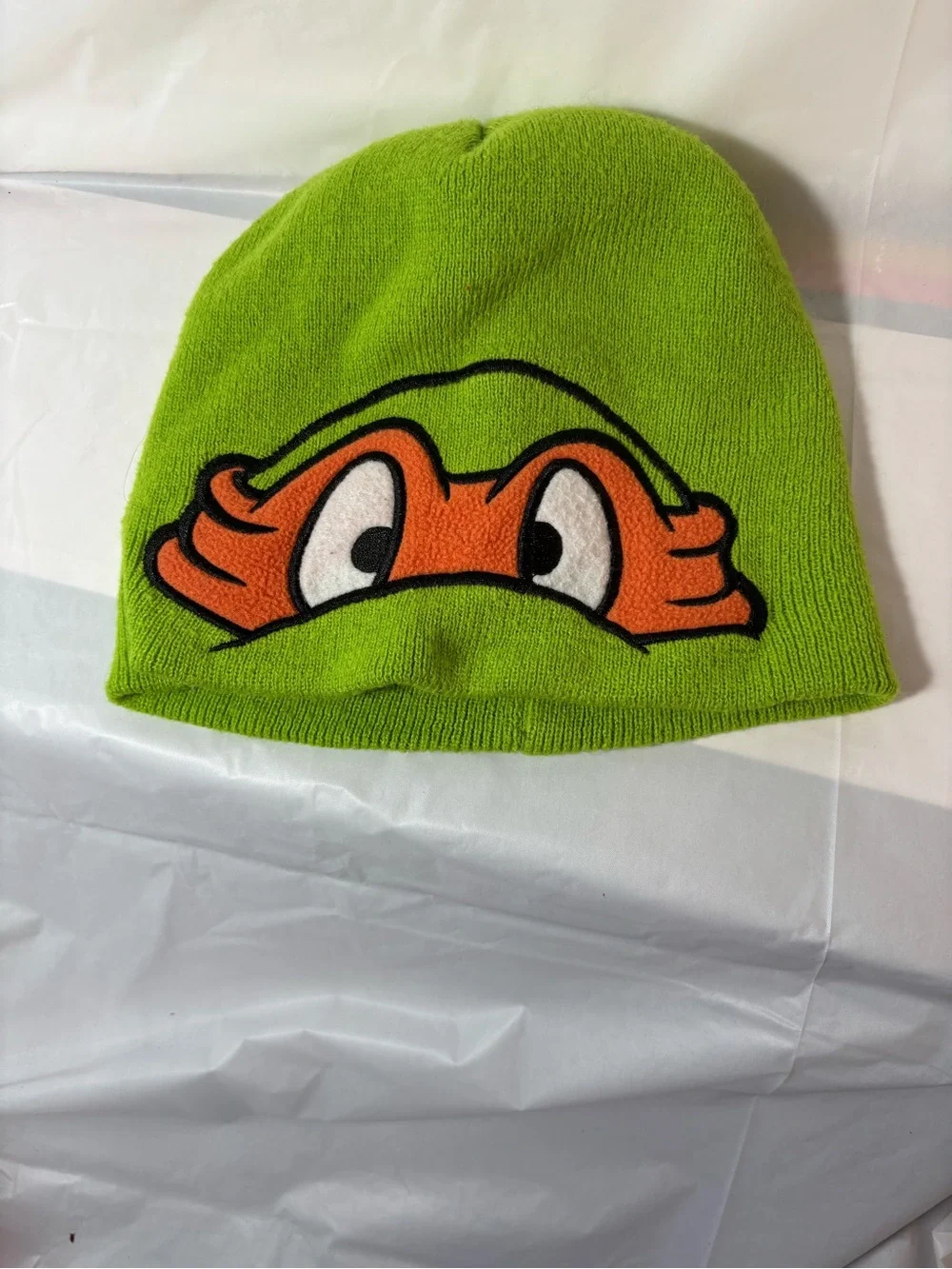 Kids Teenage Mutant Ninja Turtle Beanie Hat Michaelangelo